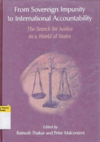 Image of From Sovereign Impunity to International to International Accountability: The Search for Justice in a World of States