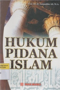 Hukum Pidana Islam