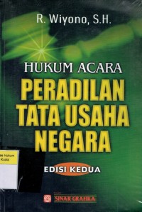 Image of Hukum Acara Peradilan Tata Usaha Negara