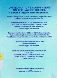 Image of United Nation Convention on the Law of the Sea: Bahasa Inggris dan Indonesia