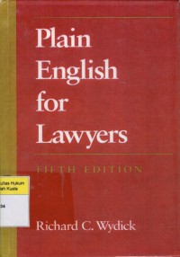 Plain English For Lawyers