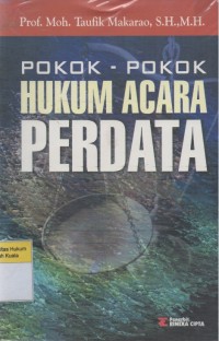 Pokok-Pokok Hukum Acara Perdata