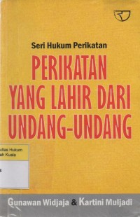 Perikatan yang lahir dari undang-undang