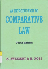 Image of An Introduction to Comparative Law (Third Edition)