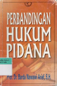 Image of Perbandingan Hukum Pidana