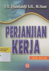 Perjanjian Kerja Edisi Revisi