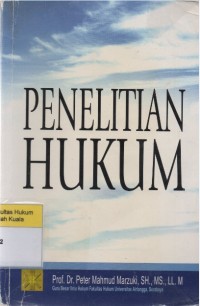 Image of Penelitian Hukum Edisi 1