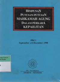 Himpunan Putusan-Putusan Mahkamah Agung Dalam Perkara Kepailitan