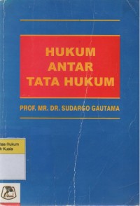Image of Hukum Antar Tata Hukum (Kumpulan Karangan)