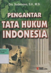 Image of Pengantar Tata Hukum Indonesia