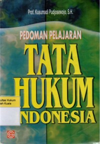 Image of Pedoman Pelajaran Tata Hukum Indonesia