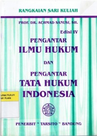 Image of Pengantar Ilmu Hukum dan Pengantar Tata Hukum Indonesia