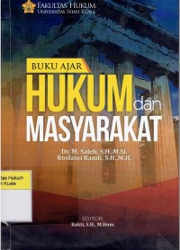 Buku Ajar Hukum dan Masyarakat