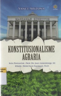 Image of Konstitusionalisme Agraria