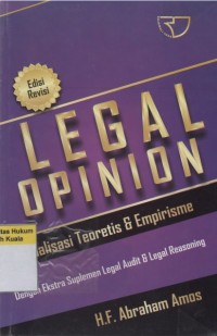 Image of Legal Opinion: Aktualisasi Teoretis & Empirisme