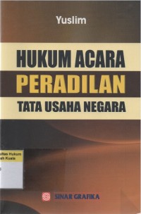 Image of Hukum Acara Peradilan Tata Usaha Negara