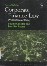 Corporate Finance Law: Principles and Policy Second Edition