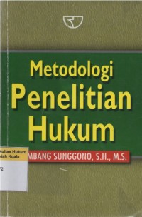 Metodologi Penelitian Hukum