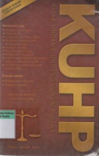 Image of KUHP : Kitab Undang-Undang Hukum Pidana