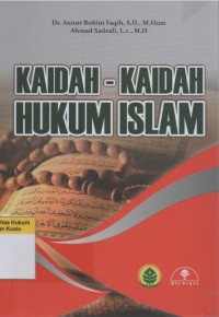 Kaidah-Kaidah Hukum Islam