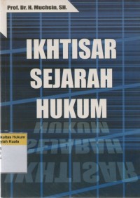 Image of Ikhtisar Sejarah Hukum