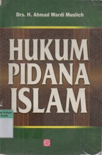 Hukum Pidana Islam