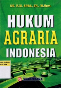 Image of Hukum Agraria Indonesia