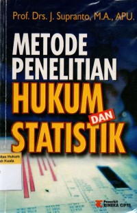 Image of Metode Penelitian Hukum dan Statistik