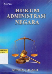 Image of Hukum Administrasi Negara