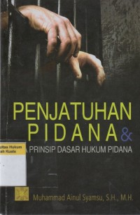 Penjatuhan Pidana dan Dua Prinsip Dasar Hukum Pidana