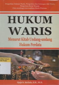 Image of Hukum Waris Menurut Kitab Undang-Undang Hukum Perdata