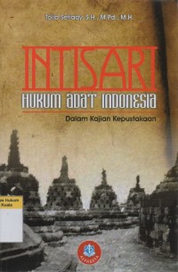 Image of Intisari Hukum Adat Indonesia dalam Kajian Kepustakaan