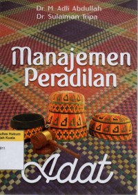 Image of Manajemen Peradilan Adat
