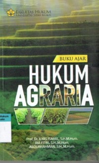 Buku Ajar Hukum Agraria