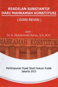 Image of Keadilan Substantif dari Mahkamah Konstitusi