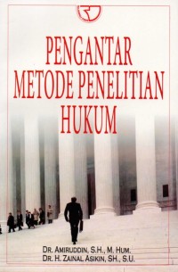 Image of Pengantar Metode Penelitian Hukum